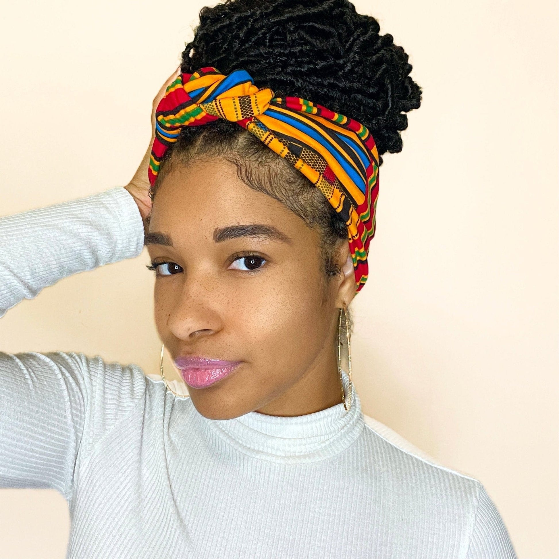 Kente Print Knot Your Average Headbands - Shop Sweet EMbraCe