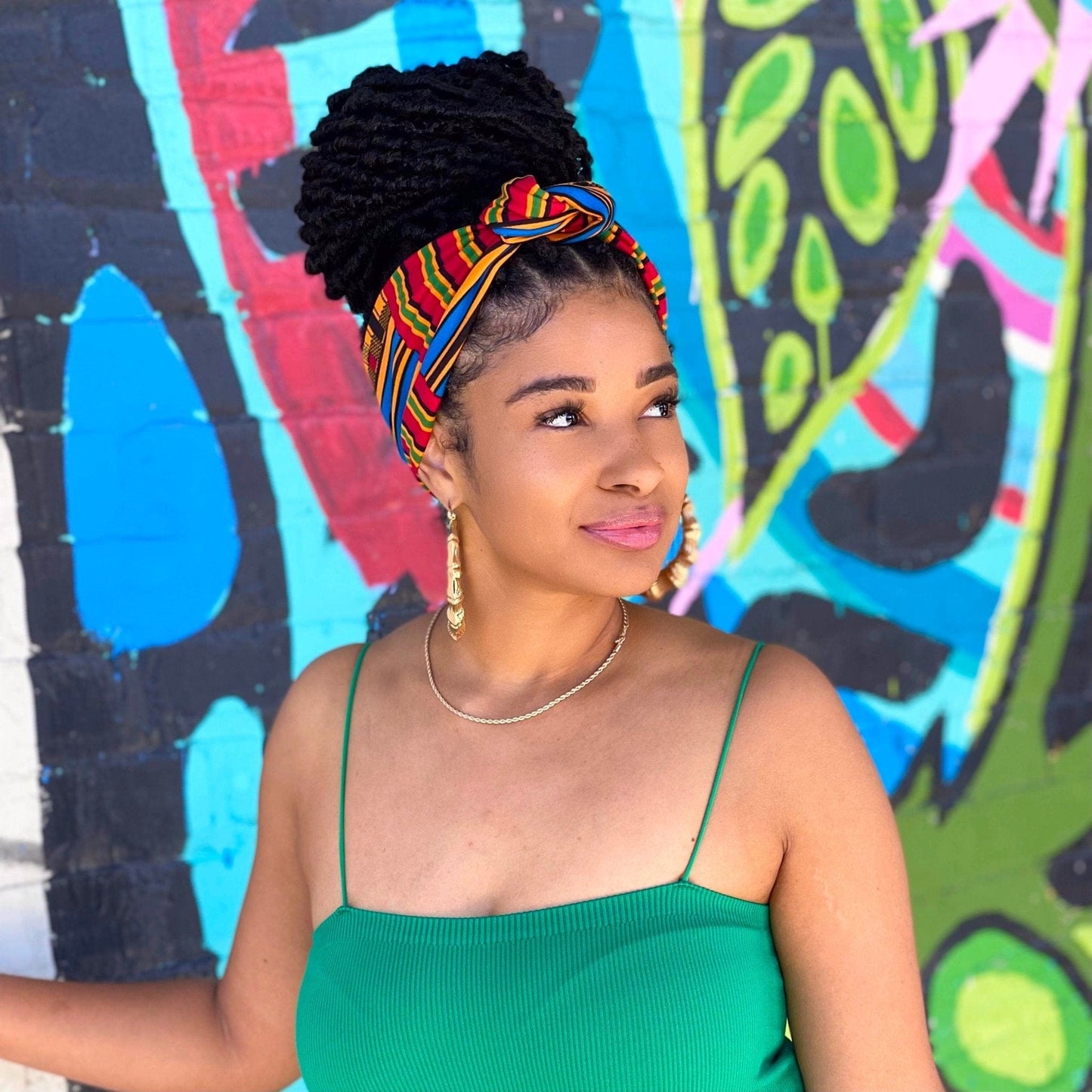 Kente Print Knot Your Average Headbands - Shop Sweet EMbraCe