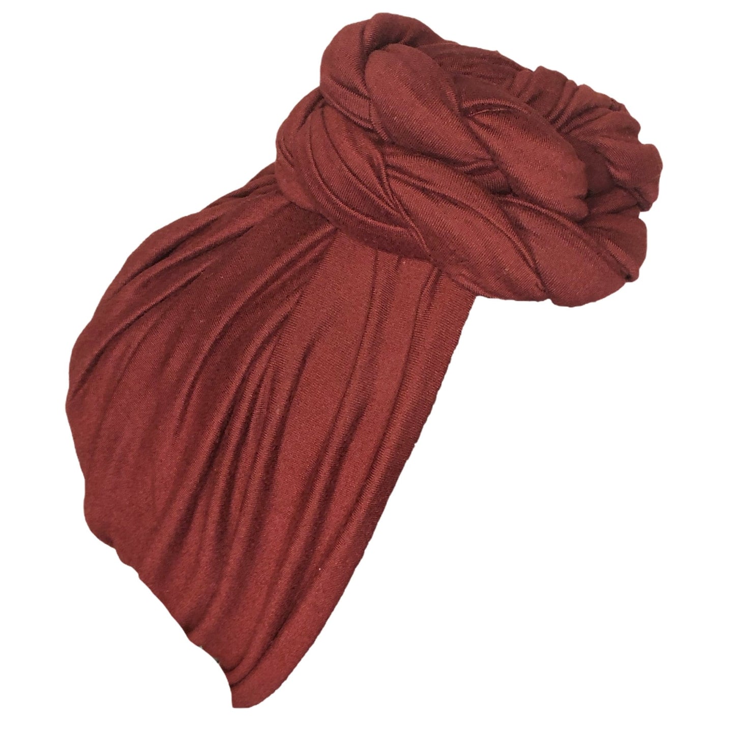 Pre-Tied Headwrap Turban- Burgundy - Shop Sweet EMbraCe